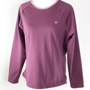 Pearl Izumi Womens Top XL Elbow Patches Long Sleeve Lined Style 4884